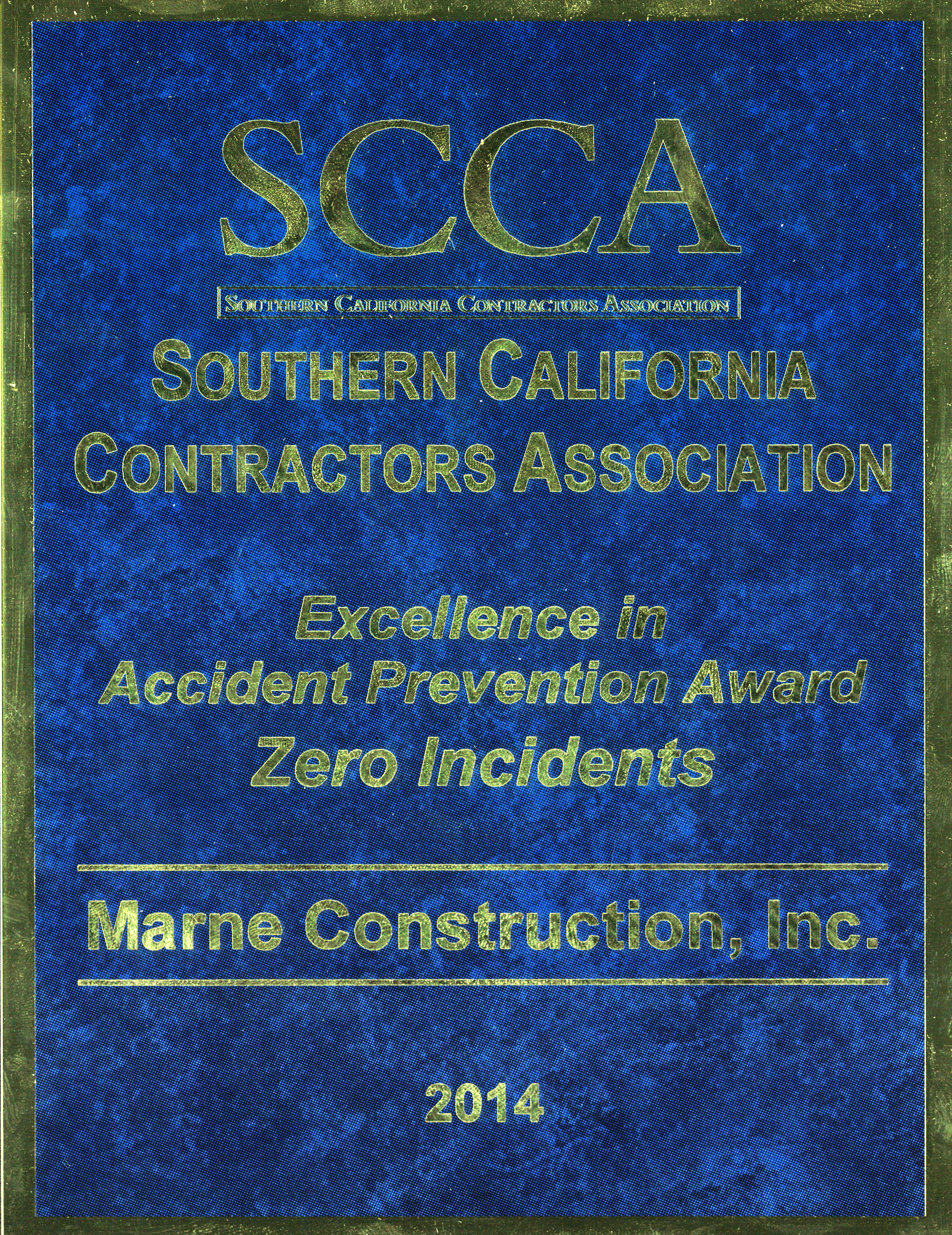 Excellence in Accident Prevention - 2014